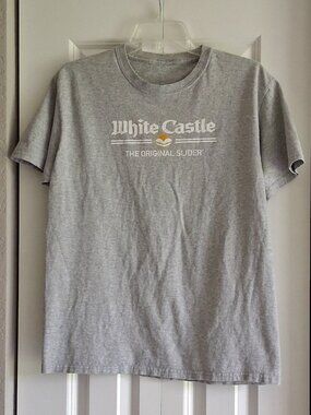 White Castle "The Original Slider" Gray Short Sleeve Unisex T-Shirt Size L